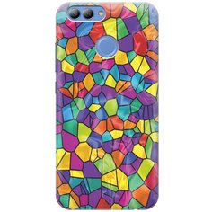 Cиликоновый чехол на Huawei Nova 2 / Хуавей Нова 2 с принтом "Яркая мозаика" Gosso