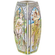 Ваза 3,15 л 12,5х12,5х30 см Elan Gallery Времена суток квадратная