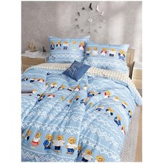 Пододеяльник Сказка "Мишки/Гусиная лапка" 2- сп 175х215 см