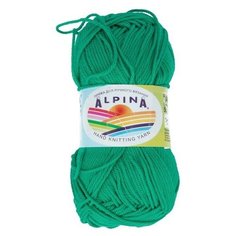 Пряжа ALPINA "ANABEL" 10 шт. в упак. цвет яр. зелёный (ANABEL-015)