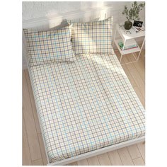 Простынь на резинке Сказка "Гусиная лапка" 120х200 см