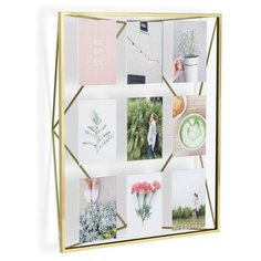 Мультирамка настенная Prisma матовая латунь Umbra