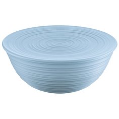 Миска с крышкой Tierra 30 см голубая Guzzini