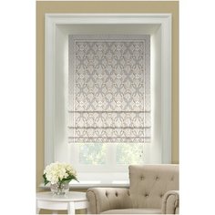 Римская штора Semplice mirino от Memotex с карнизом. В: 175см. Ш: 135см.