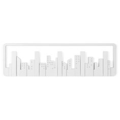 Вешалка настенная Skyline, белая, 318190-660, Umbra