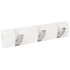 Вешалка настенная горизонтальная Flip 3 крючка белая, 318853-660, Umbra