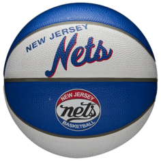 Баскетбольный мяч Wilson Team Retro mini Brooklyn Nets, р. 3 синий