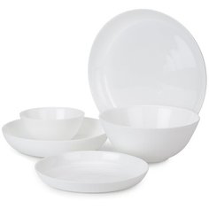 Столовый сервиз Luminarc Diwali structure lines Q3621, 4 персоны, 18 предм., белый
