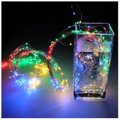 Гирлянда Sh Lights Капельки, 190 см, 20 ламп, разноцветный