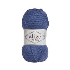 Пряжа Alize My Baby, 100 % акрил, 50 г, 150 м, 5 шт., 353 джинс