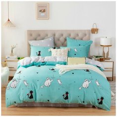 Комплект постельного белья евро поплин RdTex 70х70 1697