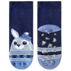 Носки детские Брестские 17С3061 антискользящие, Тёмно-синий, 15-16 (размер обуви 23-26)