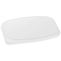 Контейнеры пищевые одноразовые Крышки для одноразовых контейнеров OfficeClean 138*102*5мм, набор 100шт ПП, прозрачные