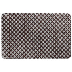 Коврик/Ковер/Коврик придверный/Коврик для ванной/Ковер на пол/Влаговпитывающий коврик/Ковер в дом/в прихожую/коврик в коридор/40Х60,коричневый рисунок Vortex