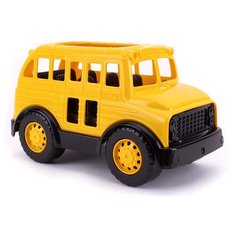 Желтый школьный автобус игрушка 27 см технок игрушки для песочницы / машинка игрушка / желтый автобус / детская машина каталка для мальчиков / игрушка каталка / машинка детская каталка