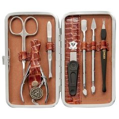 Маникюрный набор Zinger MSFE-201-S, черный