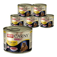 Корм для кошек ANIMONDA Carny Senior для стареющих кошек курица, сыр конс. 200г (упаковка - 6 шт)