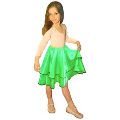 Юбка танцевальная зеленая детский Волшебный мир