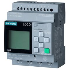 Микроконтроллер Siemens LOGO! 12/24RCE, 8 DI 4 AI 4 DO, с дисплее, 6ED10521MD080BA1