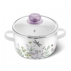 Кастрюля эмалированная Hitt Botanica С-4210САП2/4Д ст. кр 2л