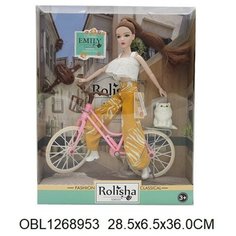 Кукла Эмили на велосипеде, 29 см Veld Co
