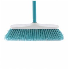 Щетка пластм. для подм. пола, 270 мм, "CLASSIC" бирюз. щетина, c черенком, 120 см, D22мм// Elfe
