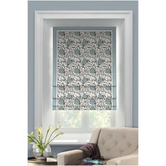 Римская штора Bellezza от Memotex с карнизом. В: 150см. Ш: 135см.