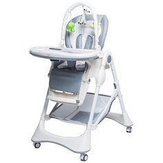 Стульчик для кормления Bubago Albert, морской серый