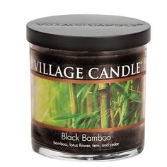 Ароматическая свеча Village Candle "Чёрный бамбук", стакан, маленькая