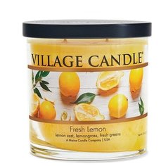 Ароматическая свеча Village Candle "Лимонный фреш", стакан, маленькая