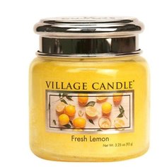 Ароматическая свеча Village Candle "Лимонный фреш", маленькая