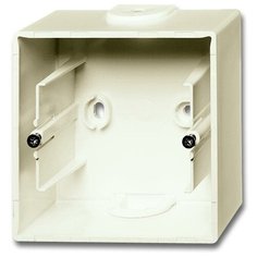 ABB 1701-92-507 Коробка для открытого монтажа, 1-постовая Basic 55, слоновая кость