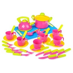 Набор посуды Maximus "Ева 35 предметов с разносом