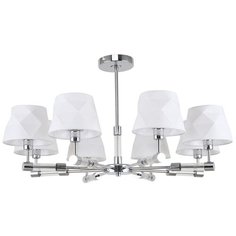 Люстра F-Promo 2659-8P, E14, 320 Вт, кол-во ламп: 8 шт., цвет арматуры: хром, цвет плафона: белый