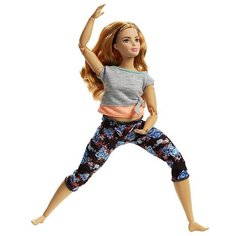 Кукла Barbie Безграничные движения пышка серый топ FTG84
