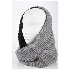 Шарф Снуд - Кольцо Ferz цвет Серый/черный размер Универсальный