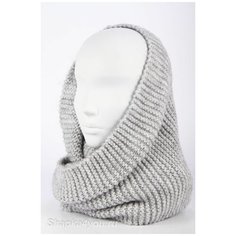 Шарф Снуд - Кольцо Ferz цвет Серый светлый размер Универсальный