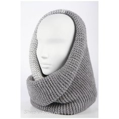 Шарф Снуд - Кольцо Ferz цвет Серый/серый светлый размер Универсальный