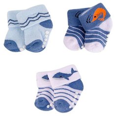 Набор носочков для новорожденных 3 пары Hudson Baby