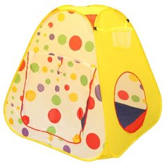 Палатка Наша игрушка Горошек 985-Q35, желтый