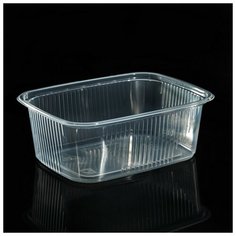 Контейнер одноразовый 200 мл, 10,8х8,2х4 см, набор 100 шт 1099563 Мистерия