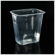 Контейнер одноразовый 500 мл, 10,8х8,2х10,6 см, набор 100 шт 1099566 Мистерия