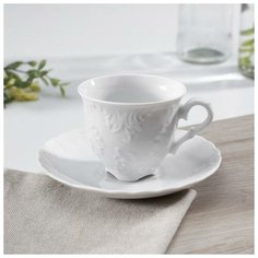 Кофейная пара 100 мл, блюдце d-12,5 см "Rococo" 3690876 Cmielow