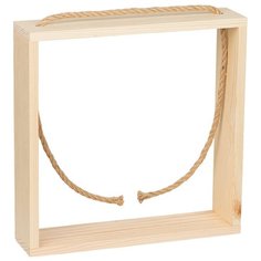 Заготовка для декорирования Mr. Carving "Рамка с веревкой", 25х25 см, арт. ВД-739