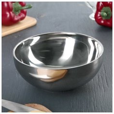 Миска с двойными стенками 15 см 0,5 л "Трефор" 2767871 Сима ленд