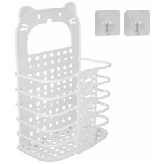 Корзина складная для хранения с двумя крючками "Мультидом. Кити кипер"