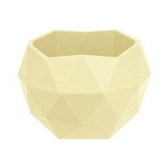 Кашпо "Топаз", 0,5 литра (желтый) ФлораПласт Люкс