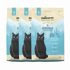 Chicopee CNL Cat Adult Sensible сухой корм для кошек с чувствительным пищеварение с ягненком - 1,5 кг х 3 шт.