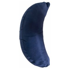 Подушка для йоги RamaYoga Полумесяц, синий, размер 38 х 15 х 9 см