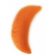 Подушка для йоги RamaYoga Полумесяц, оранжевый, 38 х 15 х 9 см